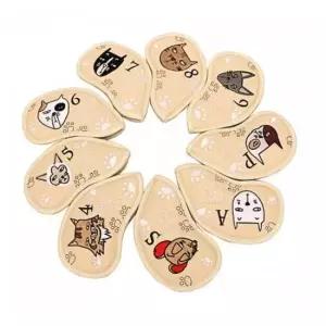 캣츠 시리즈 아이언커버 9세트 베이지 골프 취미 운동