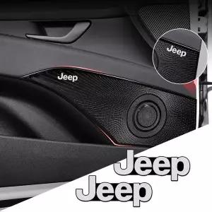 자동차휠캡 자동차 오디오 스티커 중앙 엠블럼 배지 스테레오 비디오 스피커 데칼 지프 랭글러 그랜드 체로