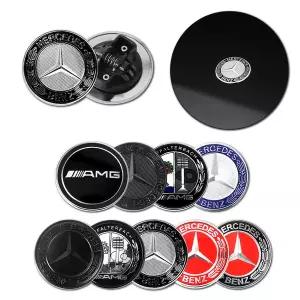 자동차휠캡 57MM ABS 자동차 앞 보닛 엠블럼 커버 장식 액세서리 메르세데스 벤츠 호환 AMG W212 W213 W205