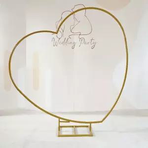 하트 프레임 포토존 포토월 웨딩소품 지지대 트러스 현수막 카페