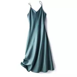 여성슬립 새틴 실크 끈나시 원피스 드레스 롱 이너 레이어드