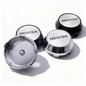 자동차휠캡 4개입 W 워크 마이스터 로고 엠블럼 자동차 휠 센터 캡 OD 60MM 56MM 허브 하이 림 허브캡 커버