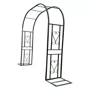 장미 아치 대문 가든 지지대 전원주택 덩굴 게이트 지주대