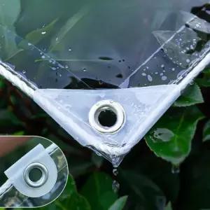 야외 방수천 투명 커버 pvc 타포린 캠핑 비막이 우레탄 필름 비닐시트