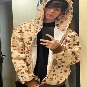 남성 빈티지 상의 집업 댄디 스트리트 카디건 풀오버 후드 커플 스포M1