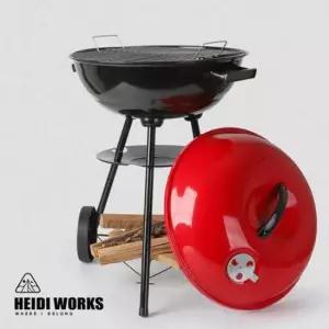화롯대 훈제 바베큐 17인치 그릴 뚜껑 화로 직화 훈연 캠핑