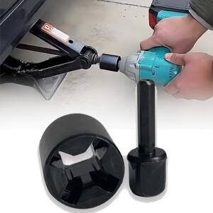 스틸 트레일러 잭 드릴 어댑터 전기 변환 키트 범용 맞춤 RV 캠핑카 보트 레벨링 빠른 리프팅 1500LB 용량