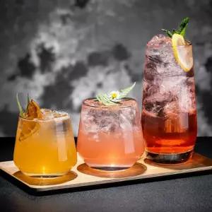 주스컵 유리잔 모히토 다용도 투명 하이볼 글라스 카페 음료잔 칵테일