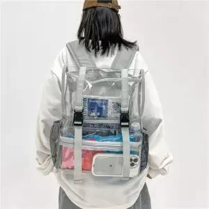 야구장 백팩 투명 직관용 클리어백 비치백 학생 숄더백 관람용 가방