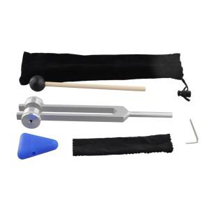 AA81-OM136.1Hz 알루미늄 합금 음악 튜닝 포크 악기 키트 (사운드 힐링, 진동 도구용)