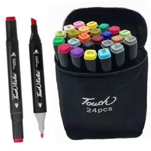 [문구/오피스] 그림사인펜 디자인 드로잉 풍부한색채 듀얼헤드 트윈마커펜 즐거운