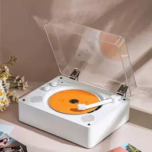 블루투스 cd플레이어 충전식 턴테이블 cdp 무선스피커 리모컨 휴대용