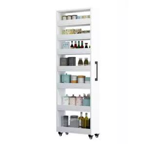 슬라이딩 틈새수납장 냉장고 옆 이동식 좁은 키큰 주방 수납 홈바 랙