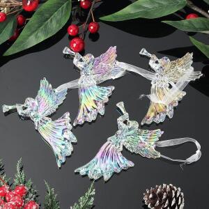 오로라 트리 오너먼트 4p세트천사의나팔