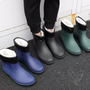 남자 겨울 작업화 남성용 발목 부츠 기모 안감 신발 남자앵글부츠