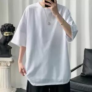 여름 캐주얼 남친룩 베이직 무지 티셔츠 오버핏 코디