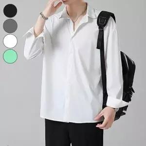 [파파브로][모로엠] 남성 링클프리 긴팔 옥스포드 셔츠 ON-SHA-QWFN0ZYZ_24830841