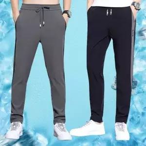 [모로엠] 여름 남성 냉감 고무줄 슬랙스 ON-SLA-QWFN3OOC_24830602