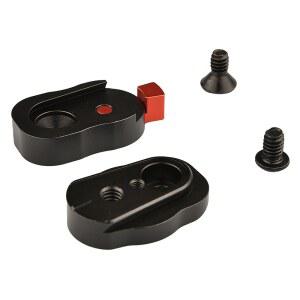 LCD 모니터용 1/4 나사가 있는 미니 퀵 릴리스 플레이트 LED 라이트 카메라 삼각대용 매직 암 필드 모니터 QR 어댑터