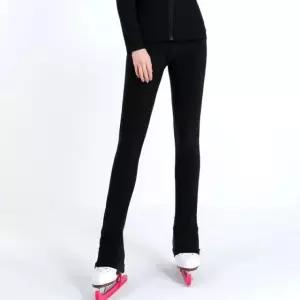 연습복 바지 피겨스케이트 팬츠 블랙 트레이닝 레깅스 고탄력 스케이팅