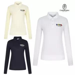 까스텔바작 골프 여성 여름 냉감 베이직 긴팔 폴로 티셔츠 BG-EMTL706