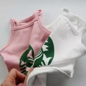 [반려] 1P 강아지 여름 티셔츠 패션 아이보리 나시티 베이직