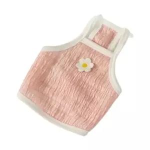 [반려] 애견 나시 핑크 1P 강아지 산책옷 외출 여름 쭈구리