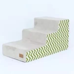 [반려] 엔틱 스텝 3단 논슬립 반려견 베이지 강아지 계단 1P