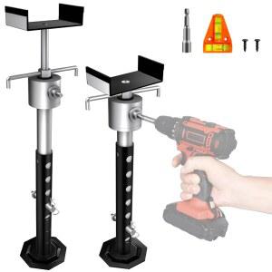 바이고 RV 슬라이드 아웃 서포트 잭, 최대 2종 여행용 5000파운드 있는 스태빌라이저 16인치에서 높이를 용량, 34인치로 조절할 세트 퀵 트레일러 캠핑카 헤비 트 듀티