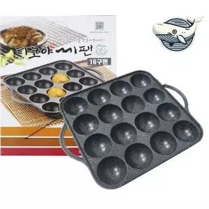 [하프클럽/브이와이]구이팬 다채로운 양면팬 간식팬 타코야끼 팬틀