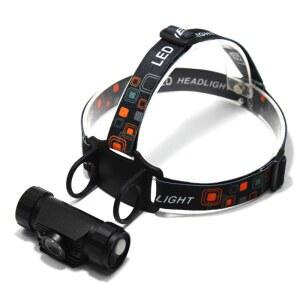 미니 IR 센서 라이트 루멘 램프 350 1x18650 토치 USB 배터리 1 랜턴 모드 충전식 손전등 3W