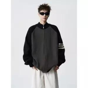 남자 니트 가을 커플 카디건 댄디 브이넥 스웨터 M스포3