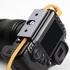 퀵 릴리스 플레이트 카메라 케이블 테더 보호기 키트(SLR 카메라용 Arca 표준 ) 삼각대 볼 고정 포트