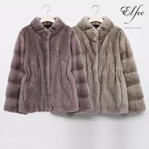 [롯데백화점]진도모피 GTOB 소매 유색 밍크 자켓(K9W3EJ26_)