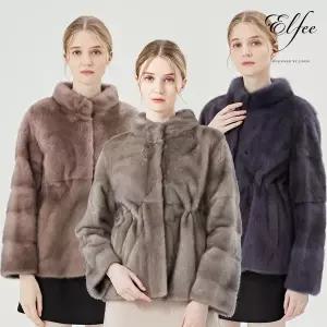 [롯데백화점]진도모피 소매 GTOB 유색 밍크 자켓(K9W3EJ25_)