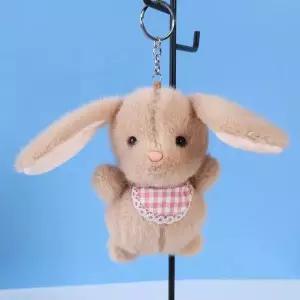 귀여운 토끼 인형 열쇠고리 가방 장식 액세서리 WFLOPCH