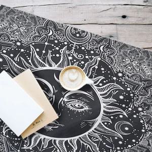 포스터 S 태양 대형 패브릭