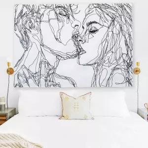 포스터 커플 대형 L 패브릭