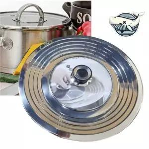 [하프클럽/브이와이]뚜껑 유리 후라이팬 덮개 한국식 냄비커버 조리