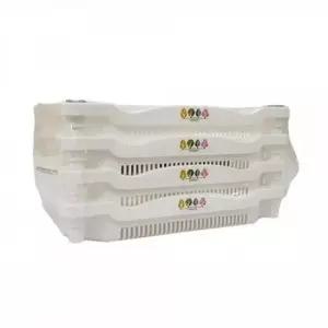 [JED] 정리대 사각 정리함 욕실 선반 화이트 4단 수납 진열대 세면대