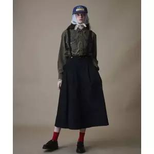 펜필드 PENFI ELD 페이디드 서스펜더 큐롯 팬츠 블랙_FR1WP32U FR1WP32U 3100744