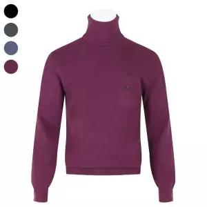 남자 겨울 고급스럽고 포근한 울 니트 티셔츠 BGM-L-KN-Q001-자주