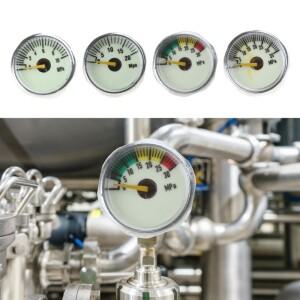 M10Thread 누출 감지기 가스 압력계 백라이트 미니 프로판 탱크 게이지 레벨 표시기 25mm 10mpa20mpa30mpa3