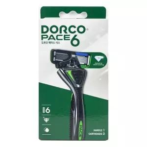 도루코 페이스 식스 6중날 면도기 면도날 2개