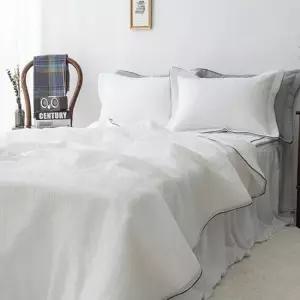 더크린 렌 리플 여름 홑이불S 4color 시어서커여름이불세트 구스이불커버 침구