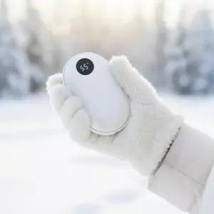 휴대용 충전식 전기 손난로 보조배터리 겸용 CW-W5000A