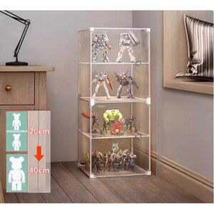 피규어 장식장 디스플레이 캐비닛 가정용 블록 빌딩 상자 투명 보관