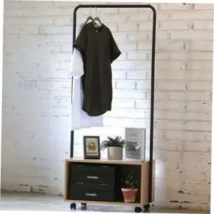 시스템옷장 심플 행거 옷걸이 옷장 조립 의류 선반 수납장 블랙