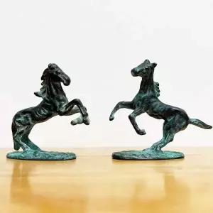 청동 미니 말 셋트 장식품 인테리어 수공예 소품