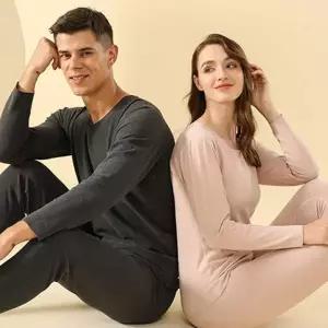 세트 내복 산뜻한 온도 겨울 기분좋은 내의 발열 여자